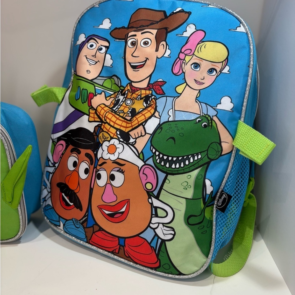Disney Pixar Toy Story Alien Backpack Lunch Bag Set Kids School Bag - Picture 2 of 9
